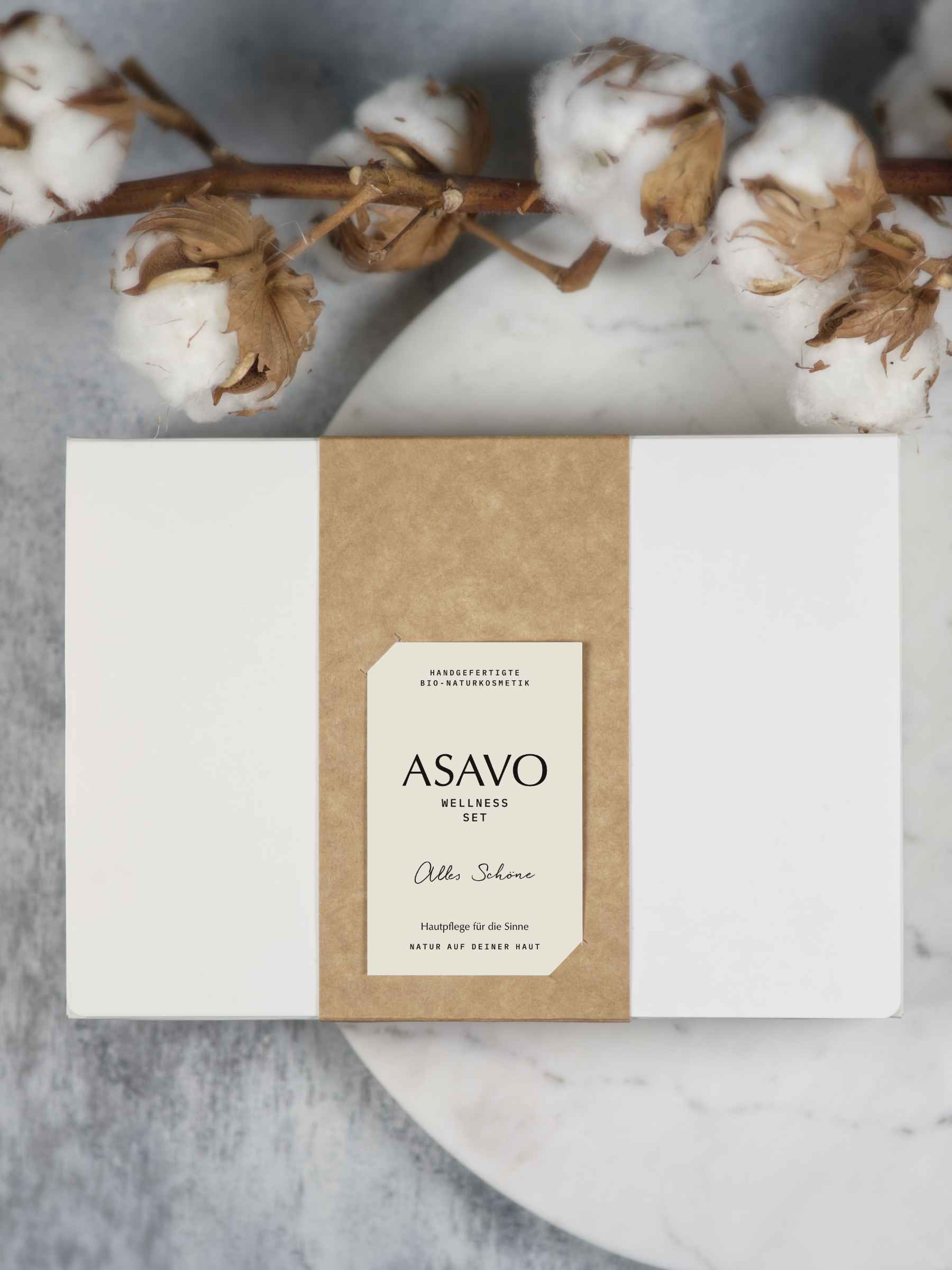 ASAVO Naturkosmetik Geschenkset Alles Schöne Verpackung
